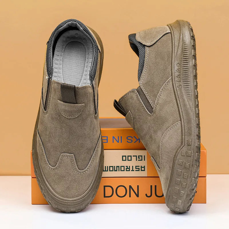 The Cotswold – men's suede slip-on trainer | DaisyLoveClothing