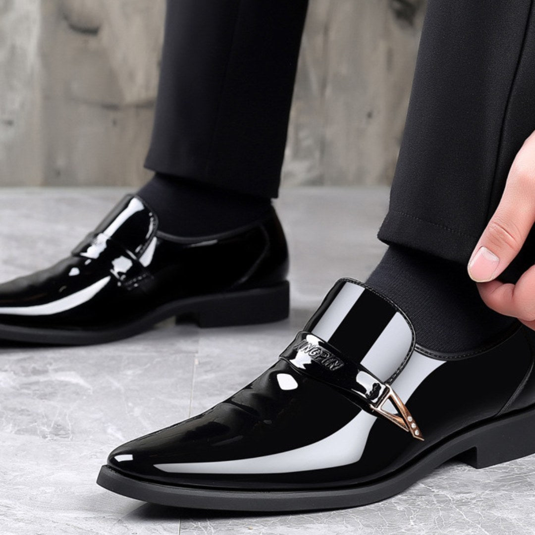 The Chatsworth – men's buckle loafer with pointed toe | DaisyLoveClothing