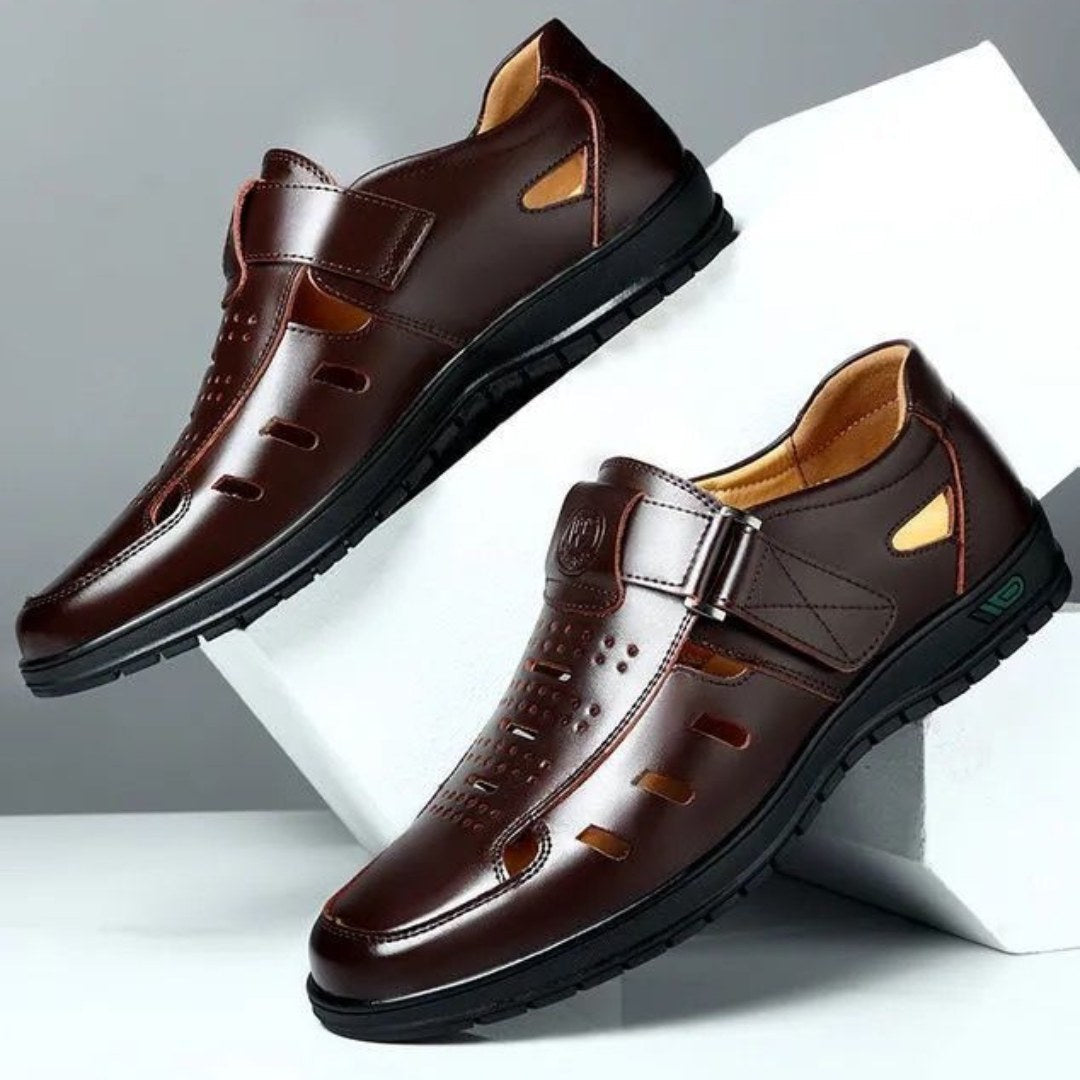 The Kershaw – men's closed-toe summer shoe with cut-out panels