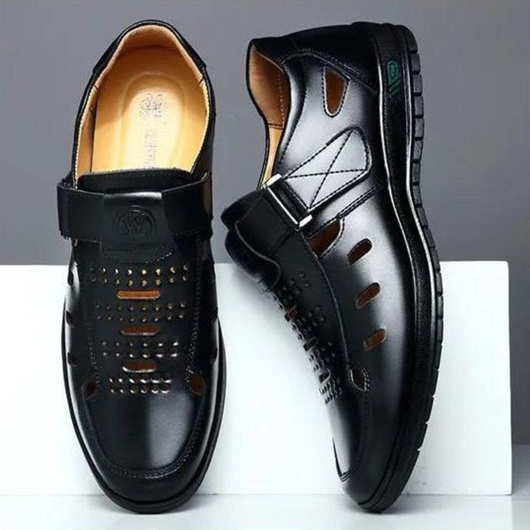 The Kershaw – men's closed-toe summer shoe with cut-out panels