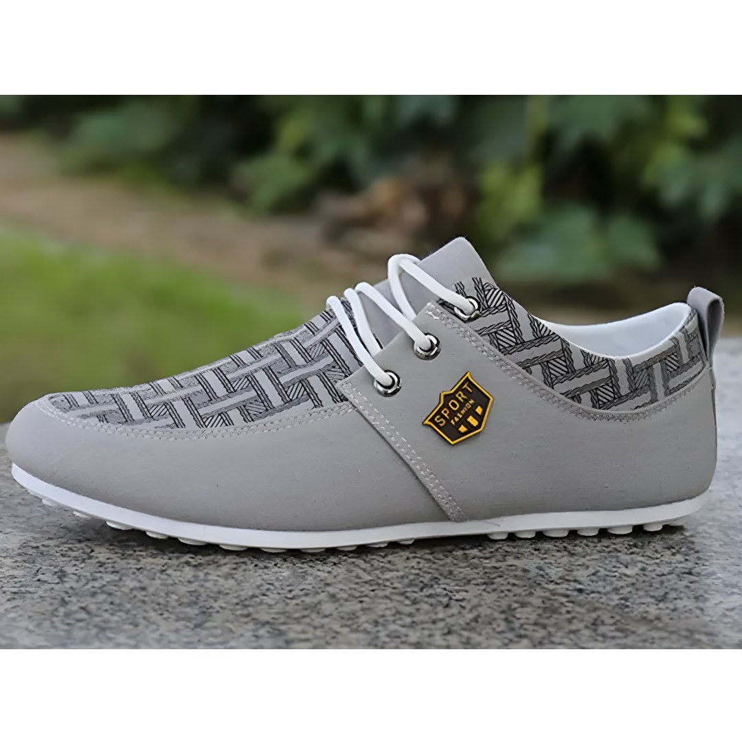 The Kendrick – men's lace-up canvas trainer