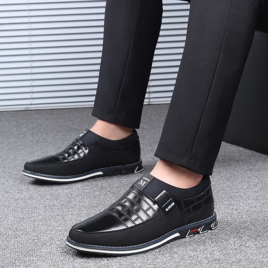 The Hendricks – men's slip-on loafer with quilted toe panel
