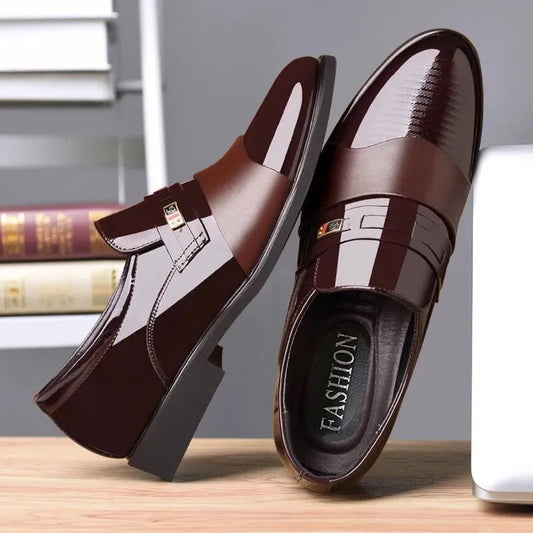 The Winchester – men's slip-on faux leather dress loafer