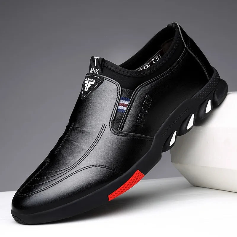 The Camden – men's slip-on faux leather loafer | DaisyLoveClothing