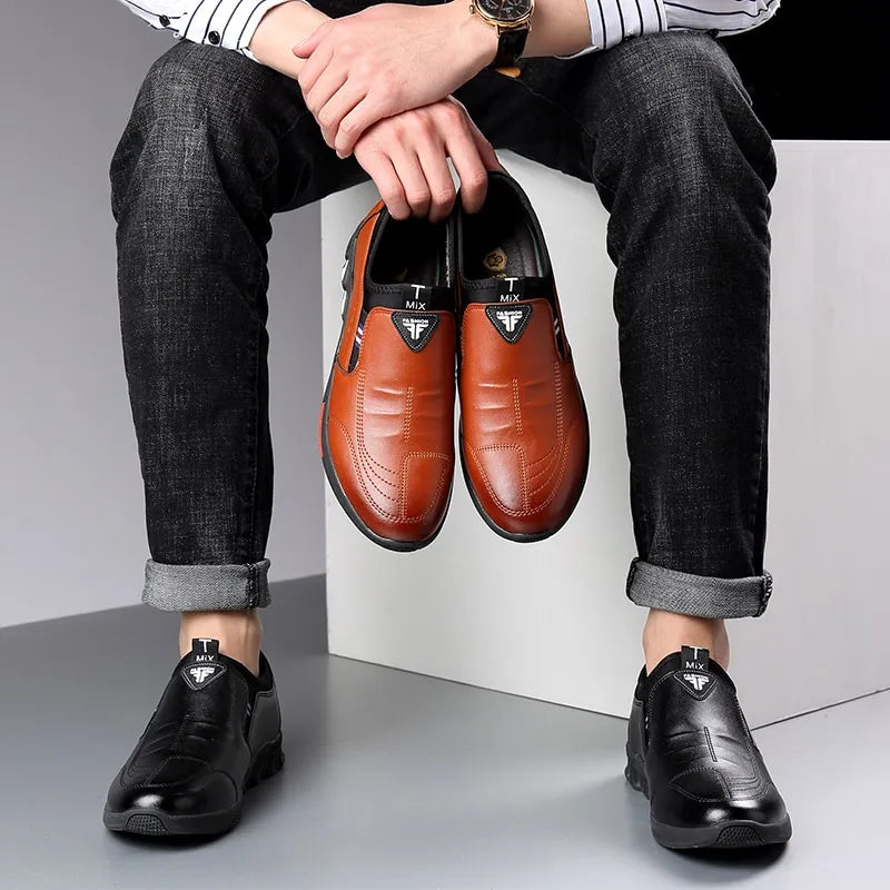 The Camden – men's slip-on faux leather loafer