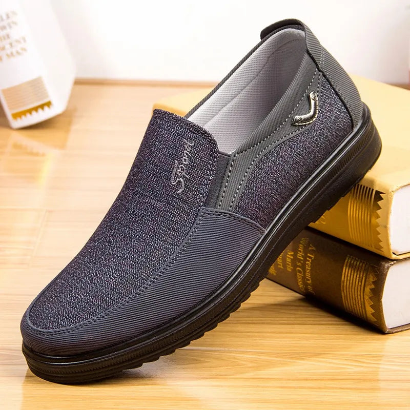 The Tetbury – men's slip-on canvas loafer