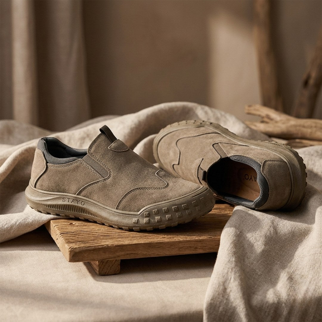 The Cotswold – men's slip-on shoe with heel pull tab