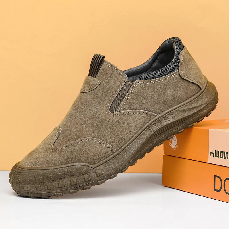 The Cotswold – men's suede slip-on trainer