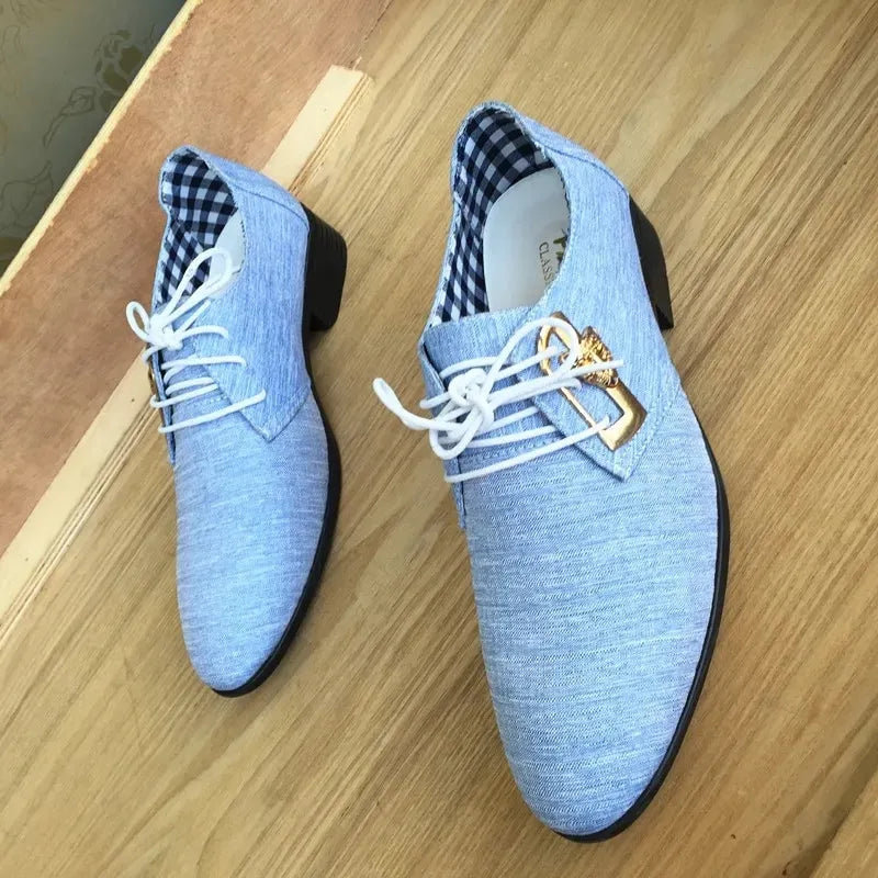 The Aldwick – men's vegan smart casual shoe with block heel