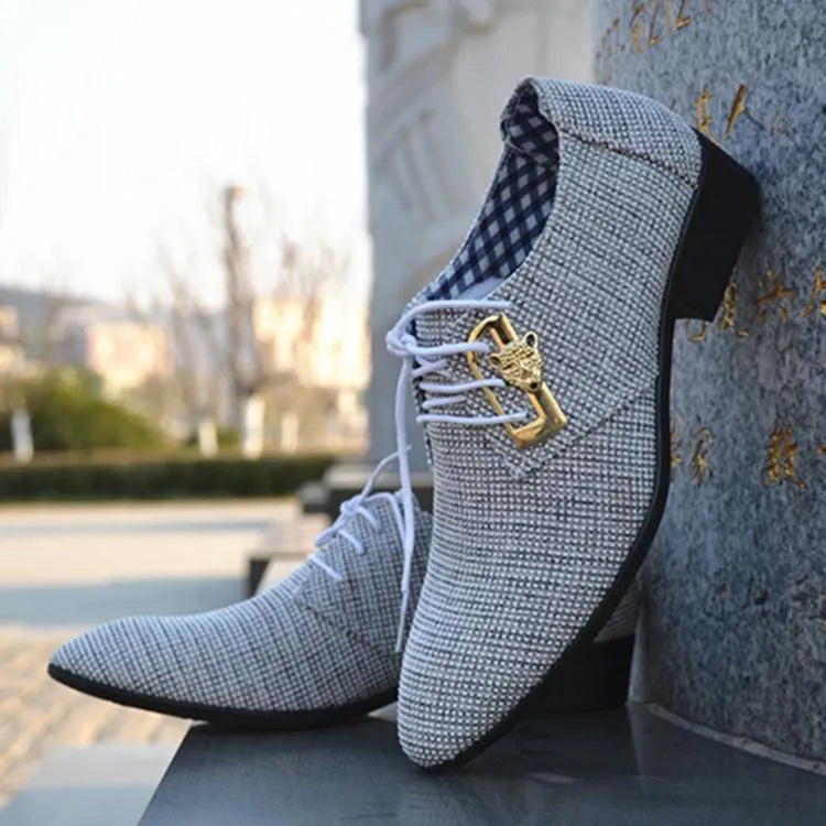 The Aldwick – men's lace-up derby with tapered toe | DaisyLoveClothing