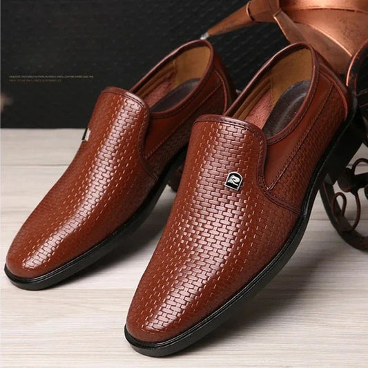 The Chatsworth – men's basket-weave slip-on loafer